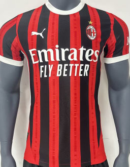 2024/25 AC Milan Home Player Version Soccer Jersey