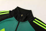 2024/25 M Utd Black Green Jacket Tracksuit