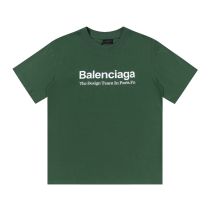 2024 BLCJ 1:1 High Quality Double Letter Logo Printed Green T-Shirt
