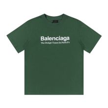 2024 BLCJ 1:1 High Quality Double Letter Logo Printed Green T-Shirt