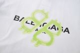 2024 BLCJ 1:1 High Quality Double B Spray Printed White T-Shirt