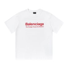 2024 BLCJ 1:1 High Quality Double Letter Logo Printed White T-Shirt