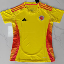 2024/25 Colombia Home Yellow Women Soccer Jersey 女