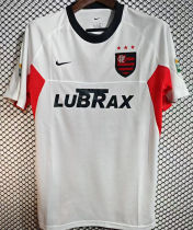 2001 Flamengo White Retro Soccer Jersey