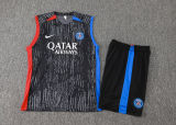 2024/25 PSG Black Vest Training Jersey(A Set)