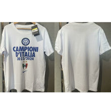 2023/24 In Milan CAMPEONES 20 White Cotton Shirt