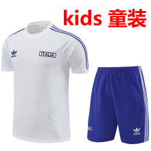 2024/25 Italy White Kids Training Jersey(A Set)