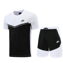 2022 Nk White Black Short Training Jersey(A Set)
