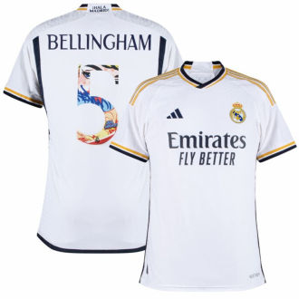 BELLINGHAM #5 RM 1:1 Quality Home Fans Jersey 2023/24 彩色字体