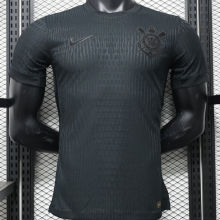 2024/25 Corinthians Away Black Player Version Soccer Jersey