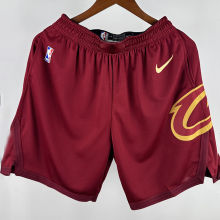 2024/25 Cleveland Wine Red Shorts NBA Pants