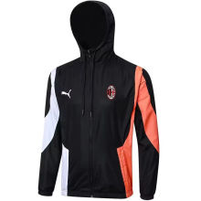 2024/25 AC Black Red Windbreaker