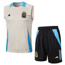 2024/25 Argentina Grey Vest Training Jersey(A Set)