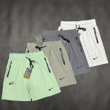 2024/25 Nk~ Green NBA Shorts Pants（Pockets Have Zippers）