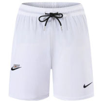 2024/25 Nk~ White NBA Shorts Pants（Pockets Have Zippers）