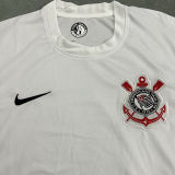 2024/25 Corinthians Home White Kids Soccer Jersey