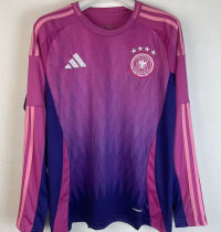 2024/25 Germany Away Pink Fans Long Sleeve Jersey