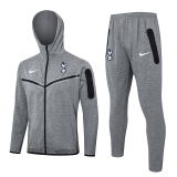 2024/25 TH FC Grey Hoody Zipper Jacket Tracksuit