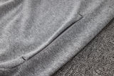 2024/25 France Grey Hoody Zipper Jacket Tracksuit