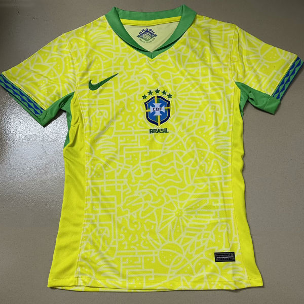 2024/25 Brazil Home Yellow Women Jersey