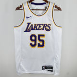 2024/25 Lakers TOSCANO #95 White NBA Jerseys