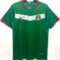 2006 Mexico Home Green Retro Soccer Jersey