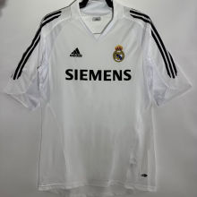 2005/06 RM White Home Retro Soccer Jersey