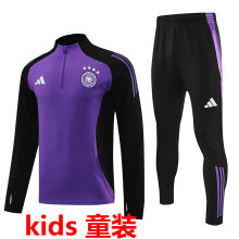 2024/25 Germany Purple Kids Sweater Tracksuit