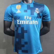 2017/18 RM Third Retro Player Version Soccer Jersey 球员版带胸前章