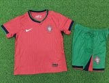 2024/25 Portugal Home Player Version Kids Jersey 球员版童装