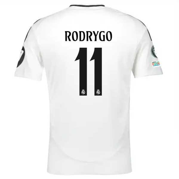 RODRYGO #11 RM 1:1 Quality Home Fans Jersey 2024/25 （UCL Font) ★★