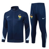 2024/25 France Sapphire Blue Jacket Tracksuit