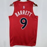 2023 Toronto Raptors BARRETT #9 Red NBA Jerseys