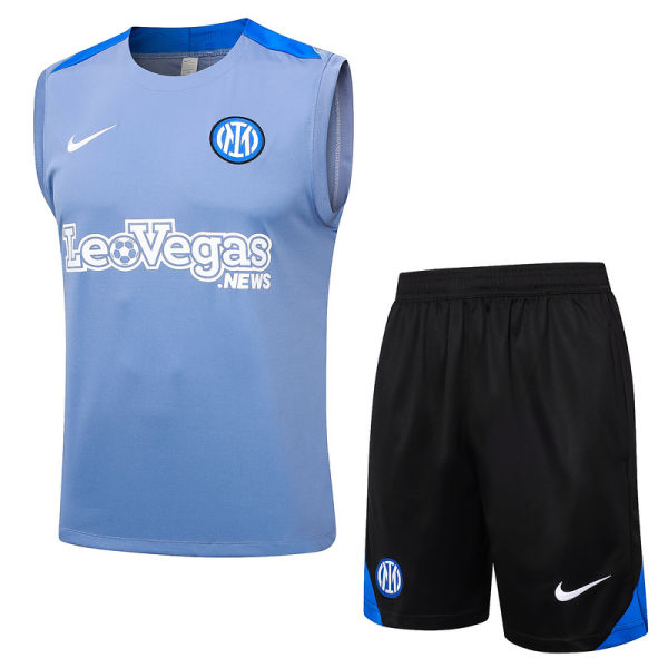 2024/25 In Milan Light Blue Vest Training Jersey(A Set)