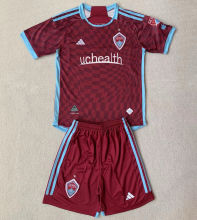 2024/25 Colorado Rapids Home Kids Soccer Jersey 科罗拉多急流