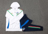 2025 Italy White Hoody Zipper Jacket Windbreaker