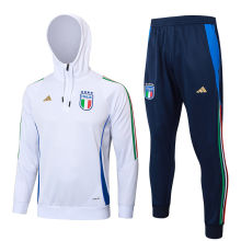 2025 Italy White Hoody Zipper Jacket Windbreaker