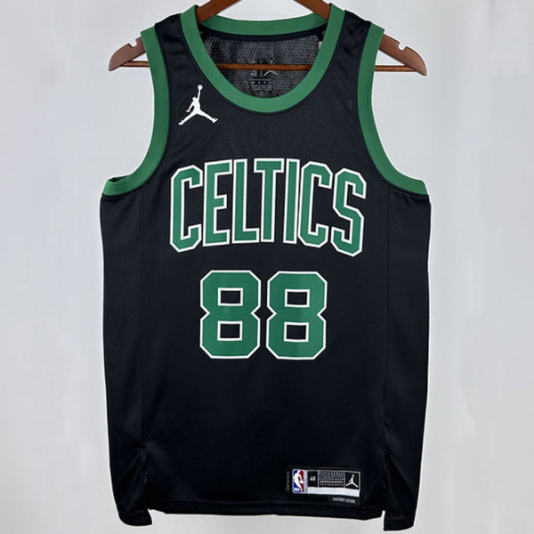 2025 Celtics QUETA #88 Black NBA Jerseys