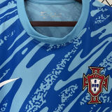 2024/25 Portugal Blue GK Fans Soccer Jersey