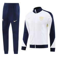 2025 Pumas UNAM White Jacket Tracksuit