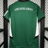 2024/25 Monchengladbach Away Green Fans Soccer Jersey