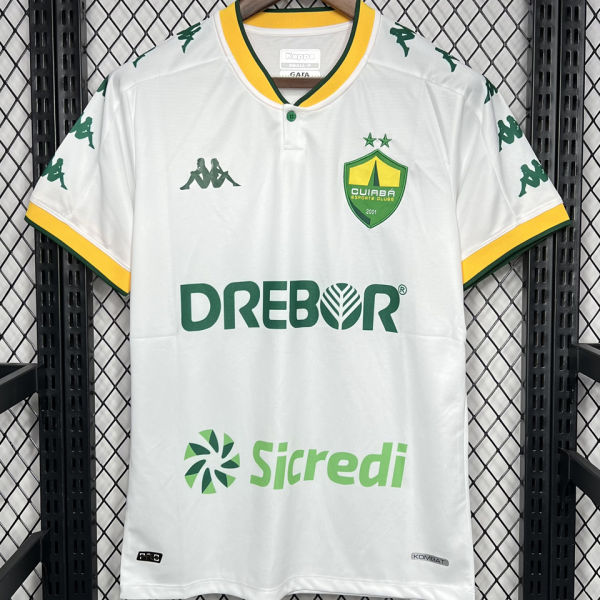 2024/25 Cuiabá Away White Fans Soccer Jersey 库亚巴体育