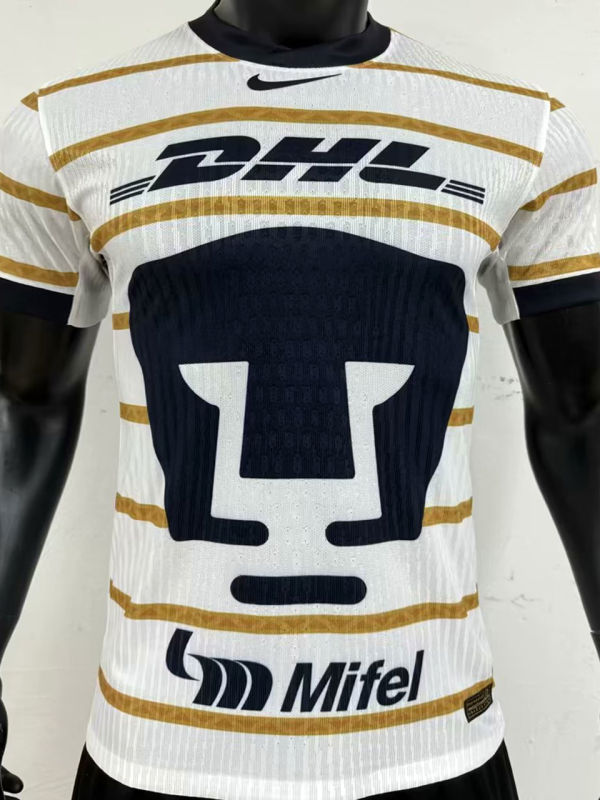 2024/25 Pumas UNAM Home White Player Soccer Jersey