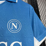 2024/25 Napoli Home Blue Fans Soccer Jersey