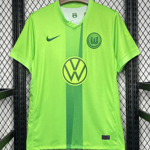 2024/25 Wolfsburg Home Green Fans Soccer Jersey