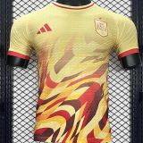 2024/25 Spain Special Edition Yellow Player Version Soccer Jersey