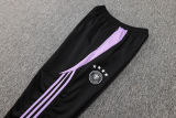 2025 Germany Black Hoody Zipper Jacket Tracksuit