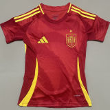 2024/25 Spain Home Red Women Soccer Jersey 女