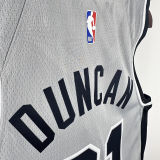 2021 Spurs DUNCAN #21 Grey NBA Jerseys