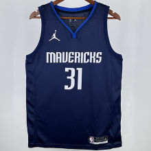 2025 Mavericks THOMPSON #31 Sapphire Blue NBA Jerseys